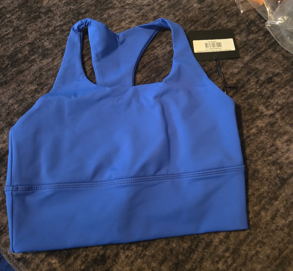 Blue Women’s Top – Racerback Elevate Bra Top